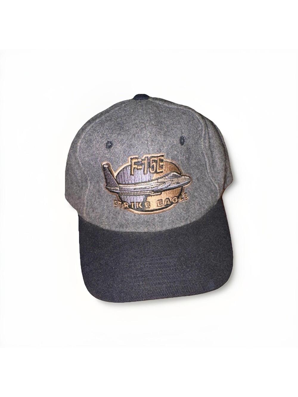 Boeing F-15E Strike Eagle Adjustable Baseball Cap Hat Gray/黑